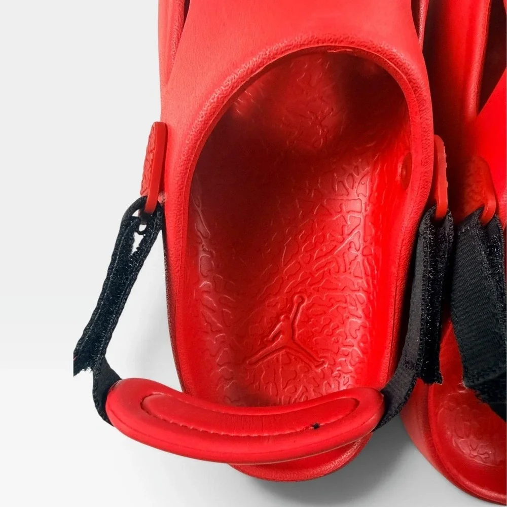 Jordan Hydrip PS Clogs 3Y University Red Black HF5982-601 Kids Slides New